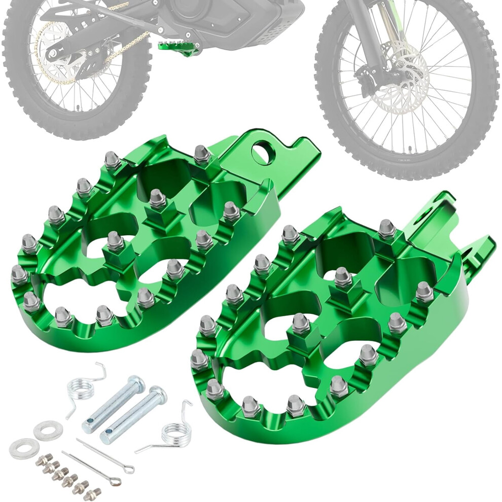 Motorcycle Foot Pegs Cnc 72V/48V Electric Dirt Bike Black 900223294197