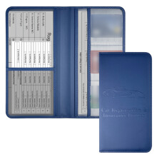 Vehicle Document Case PU Leather 1 Piece