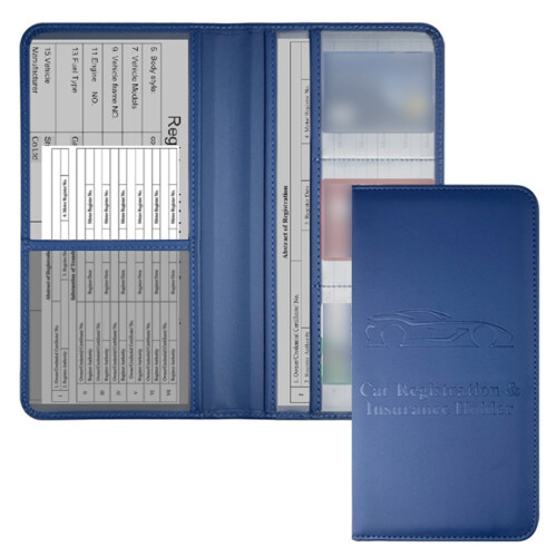 Vehicle Document Case PU Leather 1 Piece