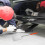 Orange Auto Inspection Mirror Iron Portable Telescopic 22.5 4