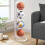 Basketball Storage Rack 4-Tier Indoor Vertical Stand 1