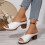 Willtoo Women's Square High Heel Open Toe Sandals 1 Pair 2