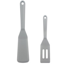 Silicone Spatula Set – Grey, 2-Piece