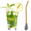 Stainless Steel Stirring Straw with Silicone Tip and Filter 1