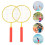 Kids' lightweight badminton racket set - 2 pcs, ages 5–12 4