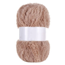 Faux Fur Yarn for Crocheting and Knitting 100g
