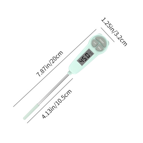 Digital Food Thermometer Stainless Steel Probe 1-Pack 2