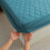 Quilted Fitted Mattress Cover Polyester 120x200x30cm 4