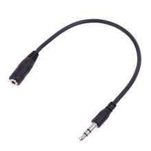 Stereo adapterkabel verguld 2,5 mm vrouwelijk naar 3,5 mm mannelijk