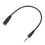 Stereoadapterkabel forgyldt 2,5 mm hun til 3,5 mm han 1
