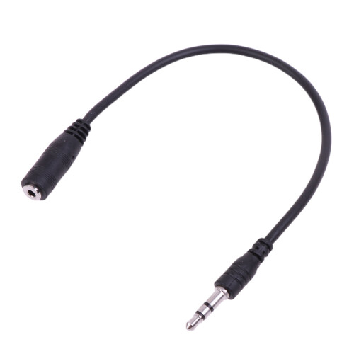 Stereoadapterkabel forgyldt 2,5 mm hun til 3,5 mm han