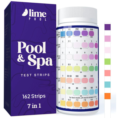 Spa pool test strips 7-in-1 162 tests