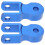 Blue Aluminum Alloy Motorcycle Height Extension Pair 6