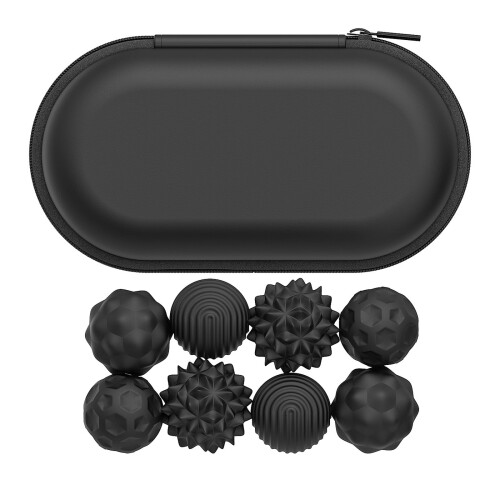 Massage Ball Set Textured 8-Piece