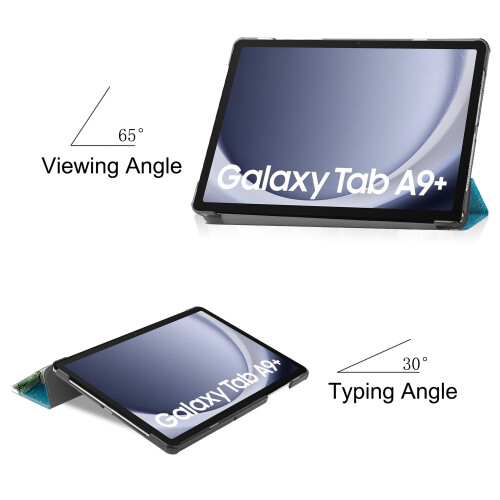 Slanke standaard smart cover voor Samsung Galaxy Tab A9 2023 1
