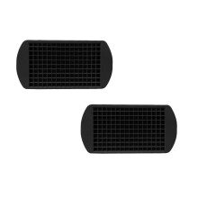 Moules à mini-glaçons en silicone noir (lot de 2)
