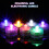 Pacote com 12 velas LED sem chama que mudam de cor 1