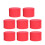 Red Crepe Paper Rolls Decoration 8 Rolls 3