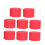 Red Crepe Paper Rolls Decoration 8 Rolls 4