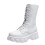 Women's Round Toe Lace-up Platform Boots 38 2
