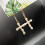 White Cross Dangle Earrings Alloy 1 Pair 3