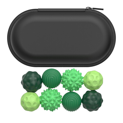 Massage Ball Set Textured 8-Piece