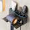 Oefntac No-Drill Hair Dryer Mount with 3 Compartments 1