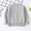 Knit Cardigan Sweater Gray Long Sleeve Button Down School 5