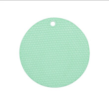 Rubber Insulation Pad Table Mat Green 2 pcs