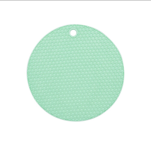Rubber Insulation Pad Table Mat Green 2 pcs