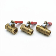 Brass Two-Way Pneumatic Ball Valve with BSP Threads