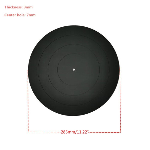 Turntable Platter Mat Silicone Rubber 300mm 2