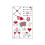 Valentine's Day Temporary Tattoos Waterproof Heart Arrow 1