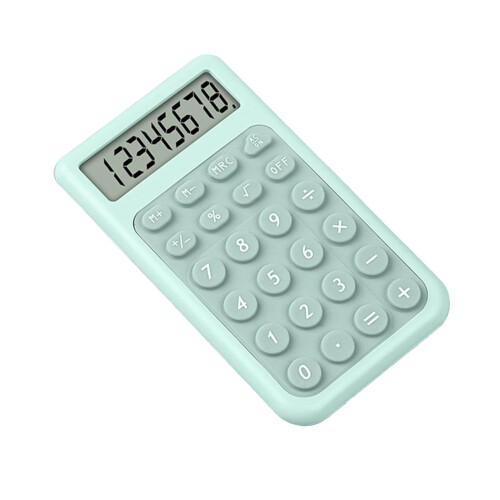 Mini Solar 4-Function Calculator for School and Office