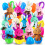 Prefilled Easter Eggs with Stuffed Animals 12 Pack 1