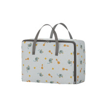 Heavy Duty Storage with Reinforced Handles Extra Large Storage Bags Suitable for Clothes Tote Bag Thickened Double Zipper for Space Saving Travel(M)