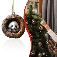 Acrylic Animal Christmas Ornaments, Flat Wall Hangs & Tree Decorations – Compatible with Xmas Trees