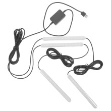 HOMEMAXS LED Strip In-car LED Light Strips 16.00X2.60X1.20CM