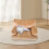 Pet Sofa Bed PU Leather Small Medium Dog Cat Bed Washable 1