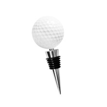 Tapón de botella de vino con forma de pelota de golf, ligero, duradero y reutilizable.