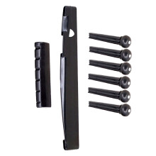 Guitar Bridge Pins Saddle Nut Tailpiece for 6-String