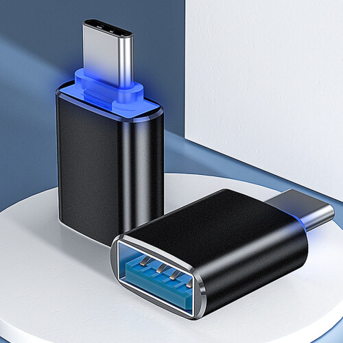 Typ C till USB 3.0-adapter kompakt och hållbar