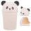 Panda-Shaped Trash Can with Lid for Car Home Kitchen 1