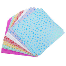 Sparkly Iridescent Origami Paper Sheets 28 Pcs