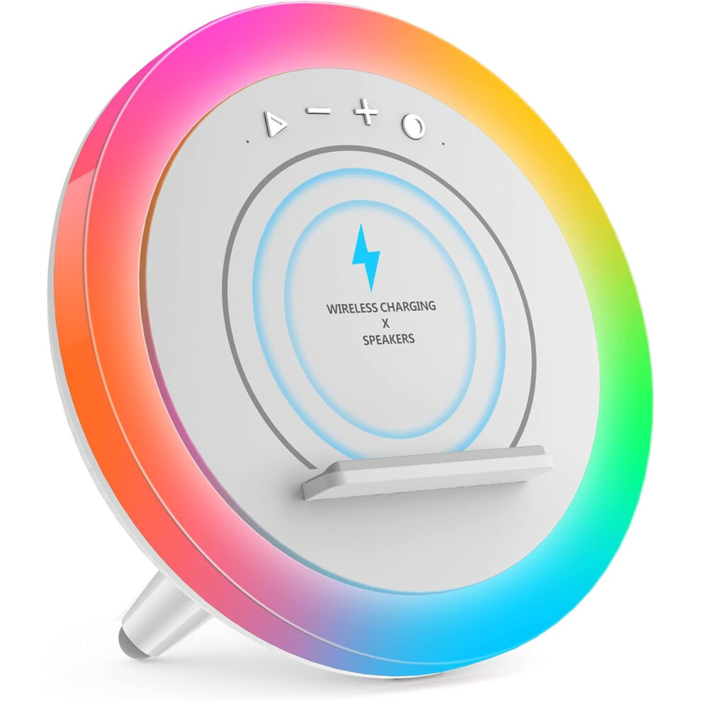 Bluetooth Speaker With And Wireless Charging Light 959110400593