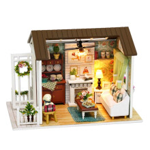 DIY Miniature Dollhouse Kit with Furniture 1:24 Scale