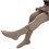 Collants d'hiver chauds et élastiques pour filles (1-12 ans), marron 1
