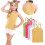 Κορίτσια Φανελάκια Χορού με Racerback Camisole 5Pack Λευκό 3-4 1