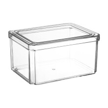 Caja de almacenamiento para refrigerador apta para alimentos con tapa, 1730 ml (61 oz)