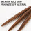 Stainless Steel Flatware Set Wood Handle Matte Gold 16-Piece 3